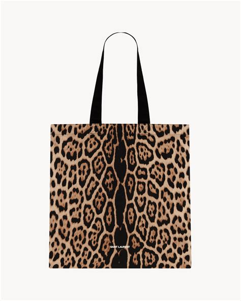 ysl leopard clutch|LEOPARD TOTEBAG .